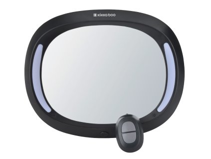 KIKKABOO Zpětné zrcátko do auta s LED světlem