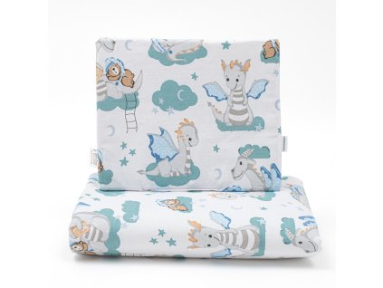 Oboustranný Set z Velvet do kočárku New Baby Dráček