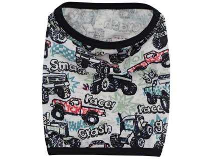 ESITO Dětský nákrčník Auto Smash - bílá / 48 (Barva bílá)