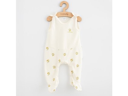 Kojenecké dupačky z organické bavlny New Baby Olivy (Barva Béžová, Velikost 56)