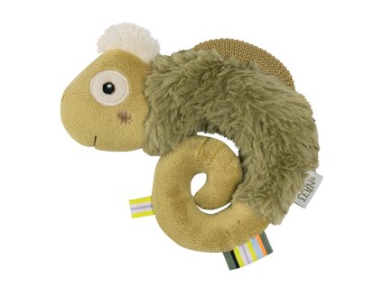 BABY FEHN Měkký kroužek chameleon, Crazy (Varianta Crazy)