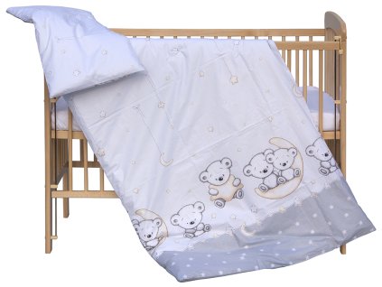 4107 1 povleceni do postylky 2dilne scarlett toro seda 90 x 120 cm