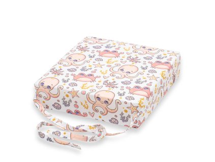 Podsedák pro děti New Baby BASIC chobotnice pink (Barva Multicolor)