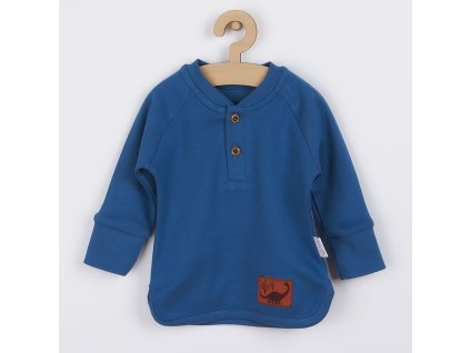 Kojenecké bavlněné tričko Nicol Ivo modrá (Barva Modrá, Velikost 68)