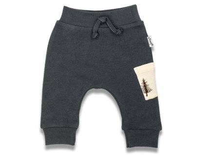 Kojenecké tepláčky Nicol Bambi šedá (Barva Šedá, Velikost 56)