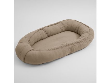 Mušelínové hnízdečko pro miminko New Baby (Barva Bílá)