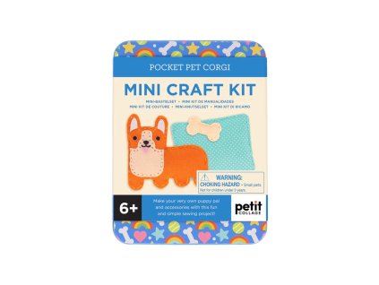 Petit Collage Mini sada na šití Corgi