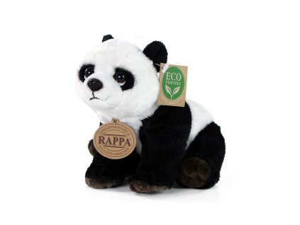 Rappa Plyšová panda 18 cm ECO-FRIENDLY