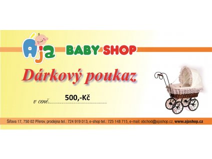 dárkový poukaz