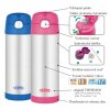 THERMOS Dětská termoska s brčkem - modrá
