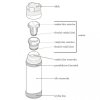 THERMOS Termoska se šálkem do extrémních podmínek - vínově červená (burgundy)