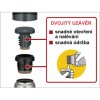THERMOS Termoska se šálkem do extrémních podmínek - vínově červená (burgundy)