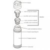 THERMOS Termoska se šálkem do extrémních podmínek - vínově červená (burgundy)