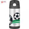 THERMOS Dětská termoska s brčkem - fotbal