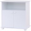 Přebalovací komoda MÍŠA - bílá (laminát)