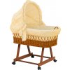 Mojžíšův košík pro miminko s boudičkou Scarlett Méďa - béžový