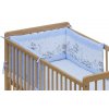 Mantinel do postýlky 4dílný - Scarlett Koala - 180 x 30 cm - modrá