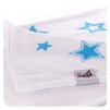 Kikko Bambusová deka XKKO BMB Cyan Stars 130x70cm