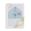Interbaby INTERBABY | Osuška froté TEEPEE - BÍLO/ZELENÁ