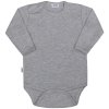 Kojenecké body New Baby Classic II šedé s hvězdičkami vel.86