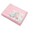 Dětská fleecová deka New Baby 100x75 růžová hvězdičky