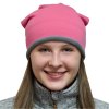 ESITO | Zimní čepice spadená Růžová - růžová / 46