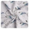 Kikko Bambusová froté osuška s kapucí XKKO BMB 90x90 - Dream Catcher