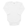 Luxusní body dlouhý rukáv New Baby - bílé