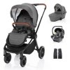 ZOPA SET kočárek Move+ korba+adaptéry+autosedačka, Rocky Grey/Black