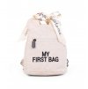 Childhome Dětský batoh My First Bag Teddy Off White