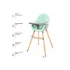 ZOPA Dětská židlička Dolce 2, Ice Green/Grey