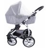 EMITEX Síť kočárek DUO - moskytiera na kočárek pro dvojčata - bílá