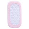 Nepropustné prostěradlo do kočárku Scarlett - 75x35 cm - růžové