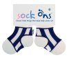 sock ons navy stripes 707