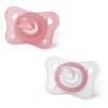 CHICCO Dudlík PHYSIO MINI SOFT silikonový 2 ks girl
