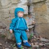 ESITO Rostoucí zimní softshellová kombinéza Lamb / petrolejová