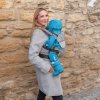 ESITO Rostoucí zimní softshellová kombinéza Lamb / petrolejová