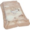 Deka pro miminko 6378 - béžová, 80 x 110 cm