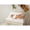 BABYMATEX Bambusový potah na přebalovací pult 50x70/80 2ks bílá+šedá