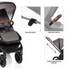 ZOPA Set kočárek Move Cross + korba XL + adaptér + autosedačka, Night Black/Black
