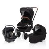 ZOPA Set kočárek Move Cross + korba XL + adaptér + autosedačka, Night Black/Black