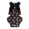 Bomimi Podložka s polštářkem, oboustranná GOLD WINGS/BLACK minky¨