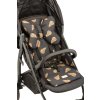 Bomimi Podložka s polštářkem, oboustranná GOLD WINGS/BLACK minky¨