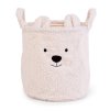 Childhome Koš na hračky Teddy Off White 30x30x30 cm