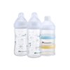BEBECONFORT Sada kojeneckých lahví Emotion Physio 270ml 0-12m+ White 2 ks + dávkovač