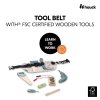 Hauck dřevěné Nářadí s opaskem Learn to Work
