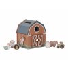 LITTLE DUTCH Domek s vkládacími tvary dřevěný Farma