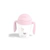 Interbaby INTERBABY | Jídelní set LAMA +6M - růžový