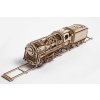 Ugears 3D dřevěné mechanické puzzle Parní lokomotiva 4-6-0 s tendrem