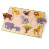 Bigjigs Toys Vkládací puzzle safari s úchytem
